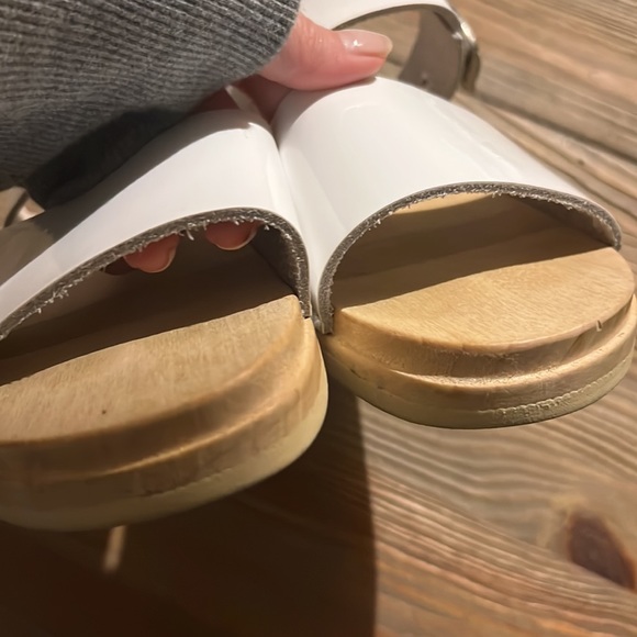 Sven Wooden Leather Sandals Euro 36 - Picture 7 of 8